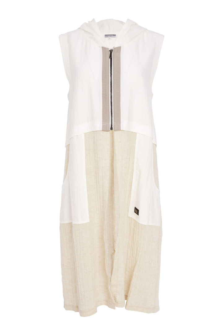 Naya Pebble Hooded Waistcoat