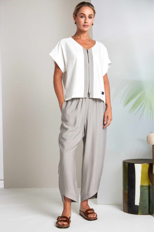 Naya Pebble Cut-Out Hem Trouser
