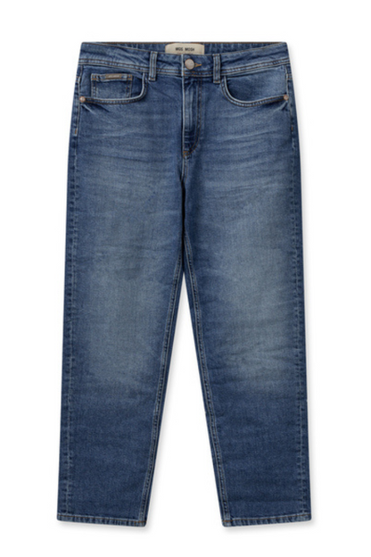 Mos Mosh Elly Kyoto Mid Blue Ankle Jeans