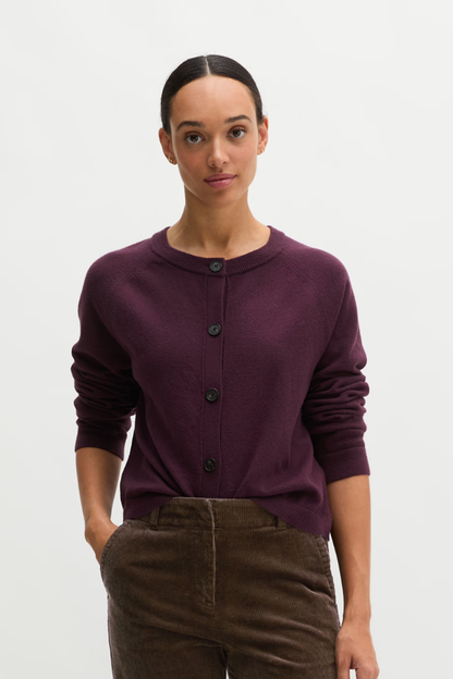 Marc O'Polo Aubergine Cardigan