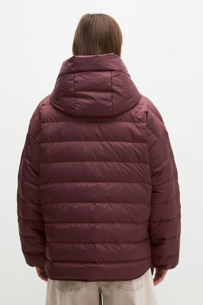 Marc O'Polo Black Cherry Down Quited Jacket