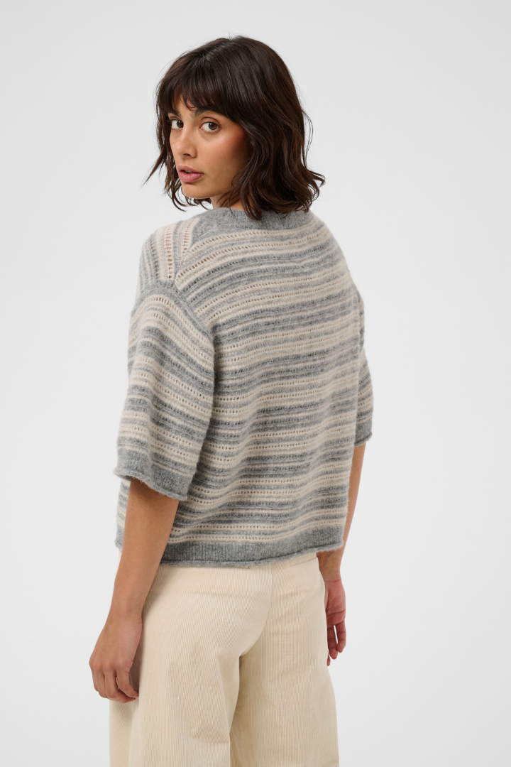 Part Two Cerys French Grey Pullover