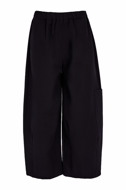 Naya Black Side Pocket Balloon Trouser