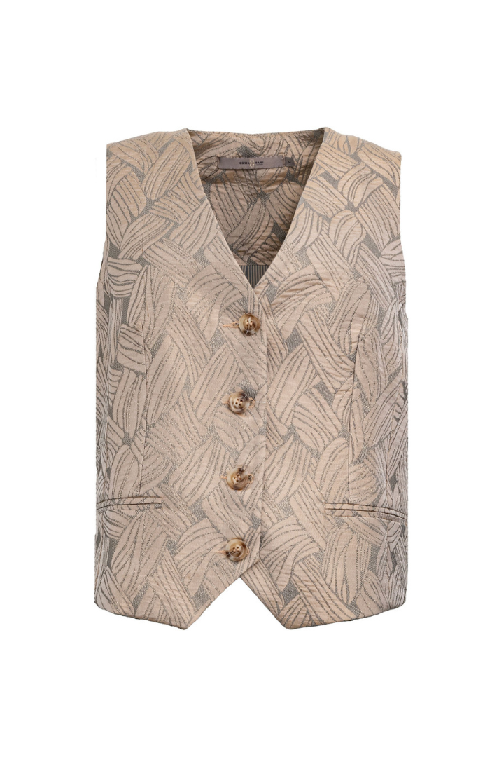 Costamani Grey/Sand Glassy Waistcoat