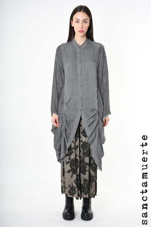 Sanctamuerte Grey Storm Long Shirt