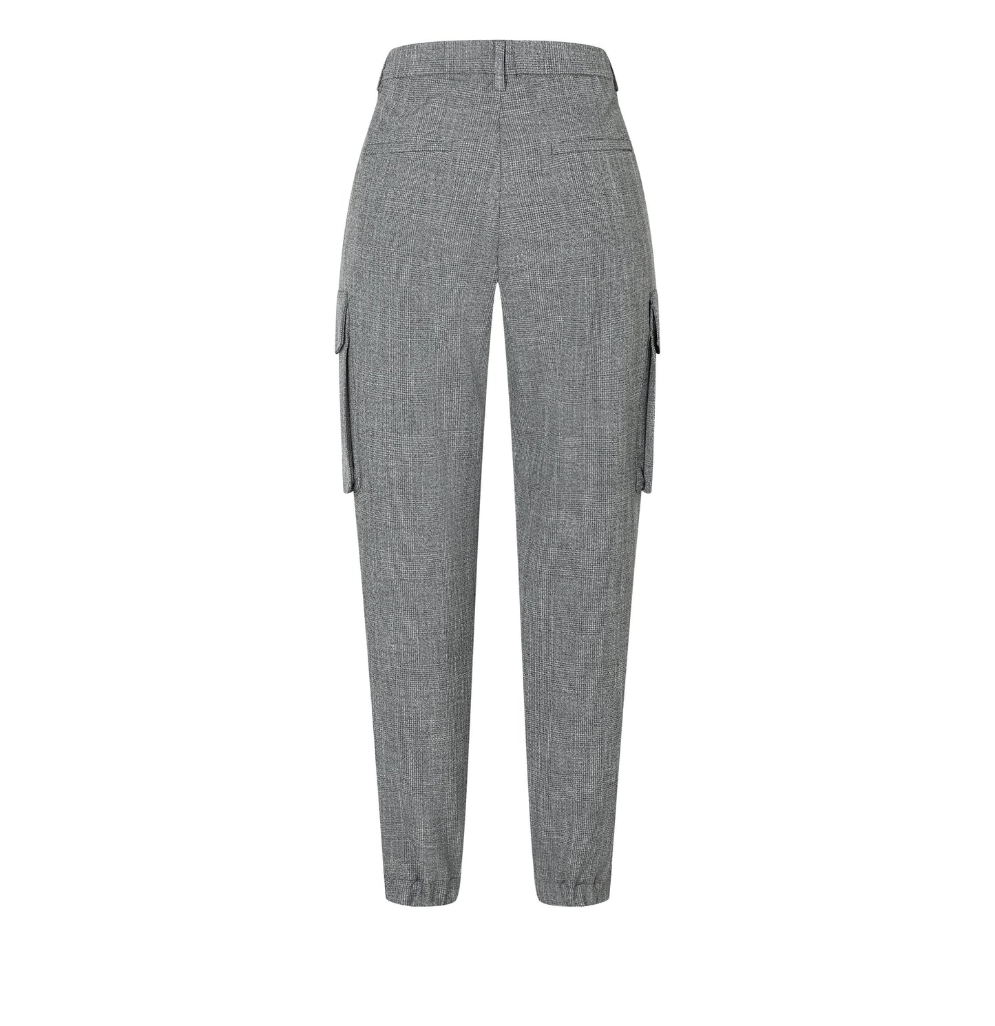 Mac Rahel Cargo Platinum Grey Trousers