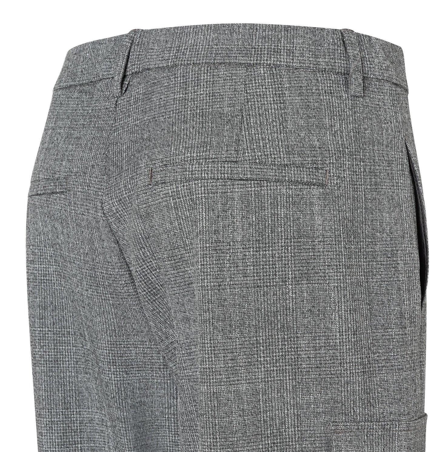 Mac Rahel Cargo Platinum Grey Trousers