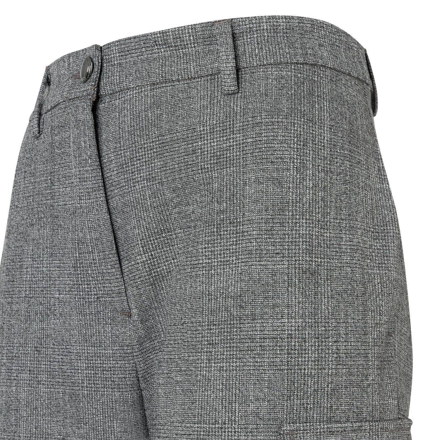 Mac Rahel Cargo Platinum Grey Trousers