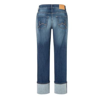 Mac Laura Turn Up Authentic Stretch Denim Jeans