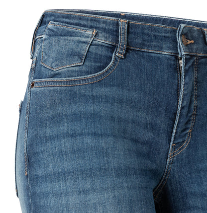 Mac Laura Turn Up Authentic Stretch Denim Jeans