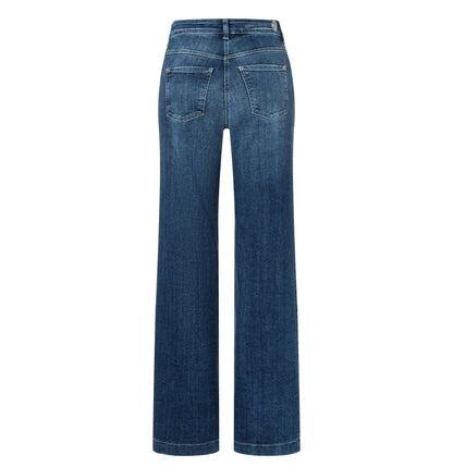Mac Dream Wide Cobalt Authentic Wash Jeans