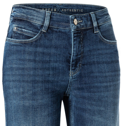 Mac Dream Wide Cobalt Authentic Wash Jeans