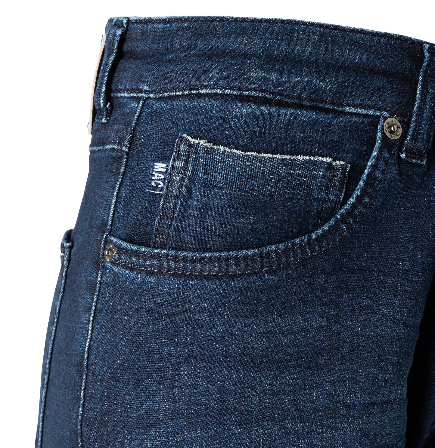 Mac Juni II Straight Leg Dark Authentic Jeans