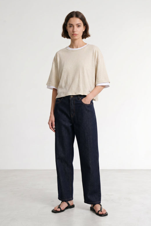 Humility GINGER-D Raw Dark Blue Jeans