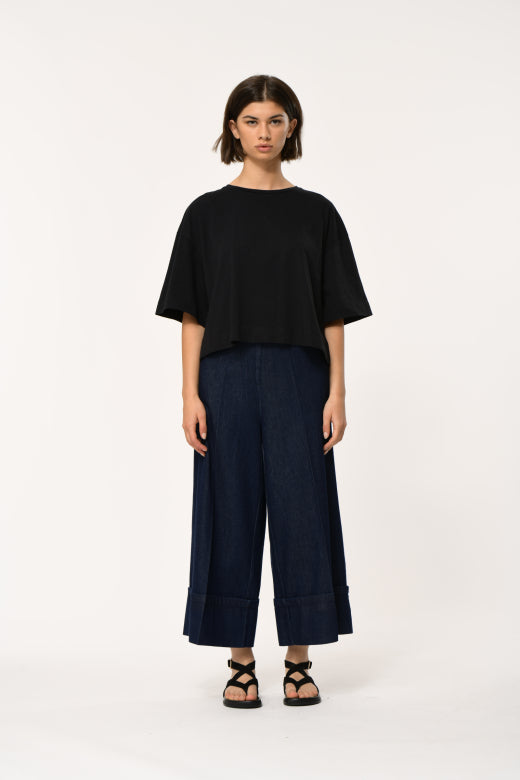 Humility SOPHIO Denim Blue Cropped Trouser
