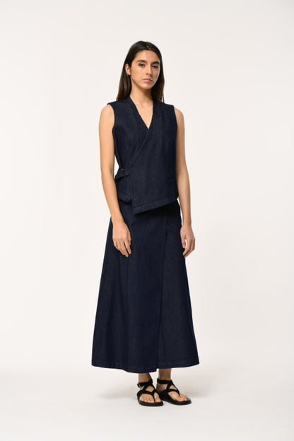 Humility LOZAN-D Denim Blue Waistcoat