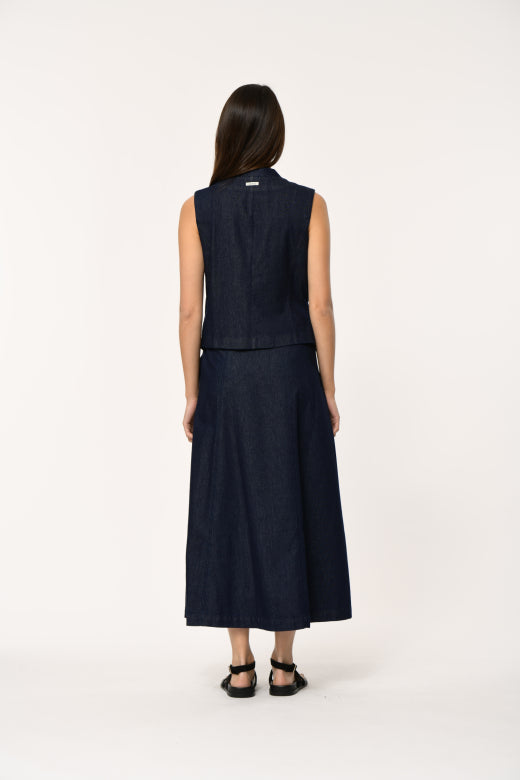 Humility LOZAN-D Denim Blue Waistcoat