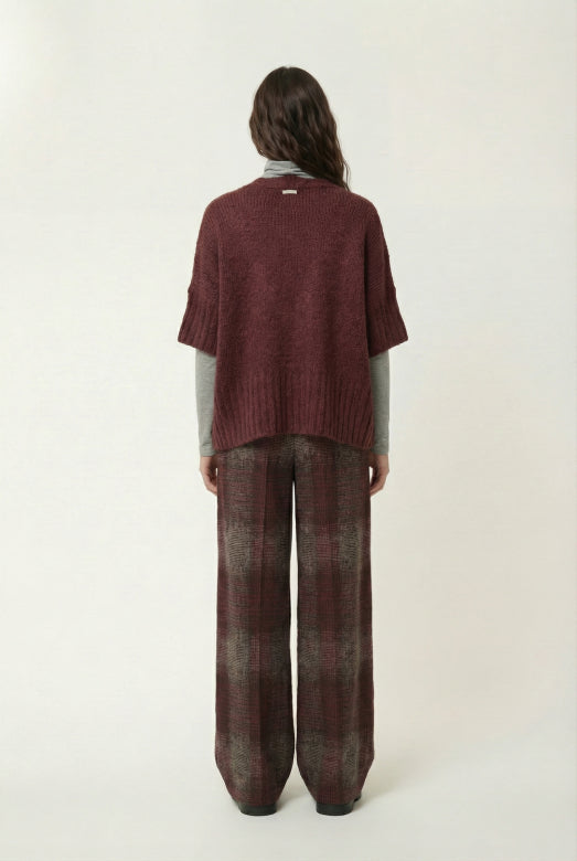 Humility MILTON Burgundy Cardigan