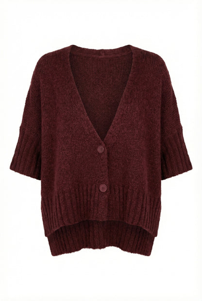 Humility MILTON Burgundy Cardigan