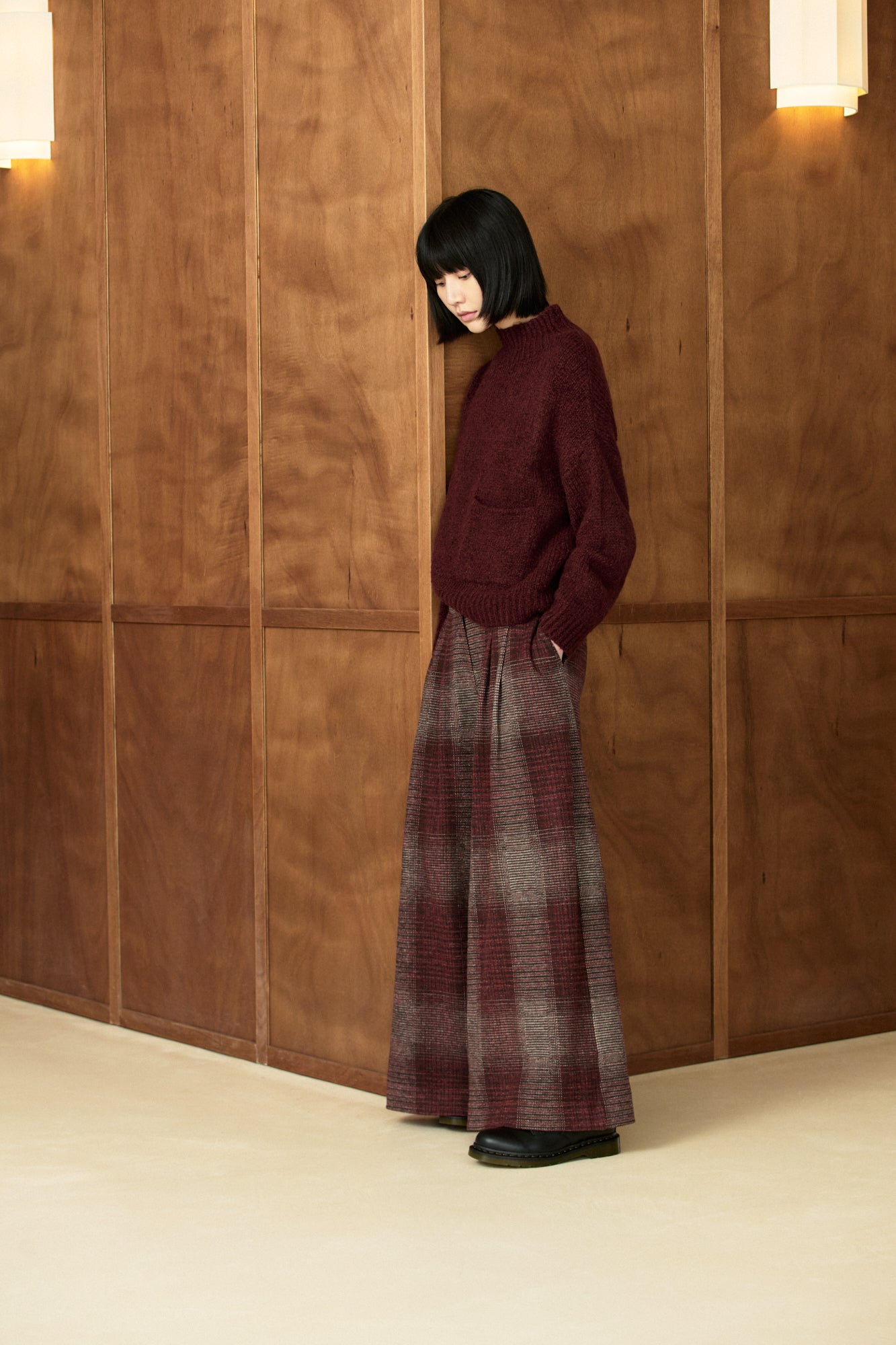 Humility KOHIRO Burgundy Trousers