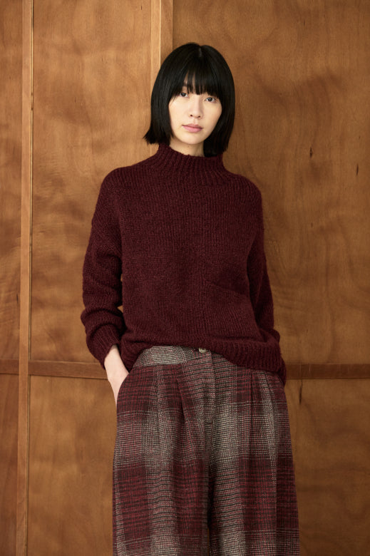 Humility CODYN Burgundy Pocket Jumper