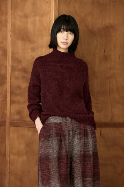 Humility CODYN Burgundy Pocket Jumper