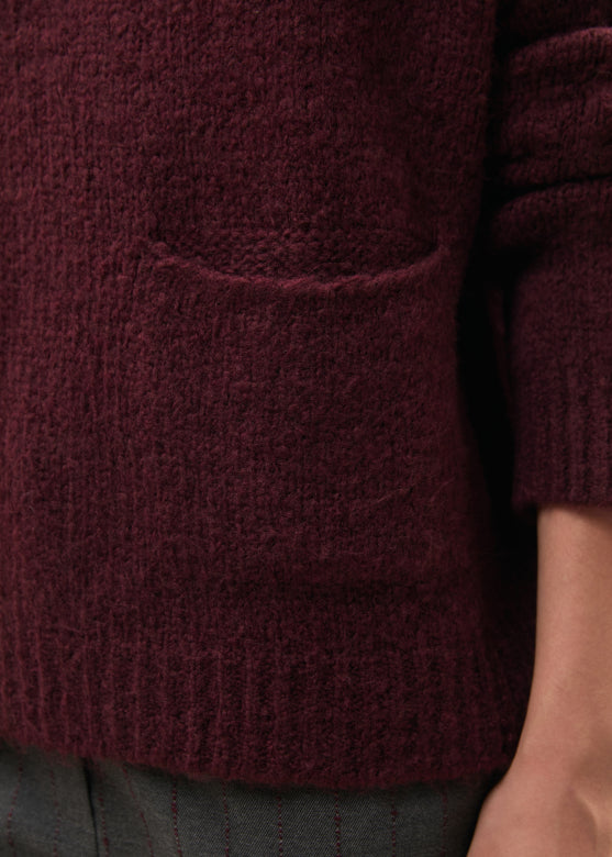 Humility CODYN Burgundy Pocket Jumper
